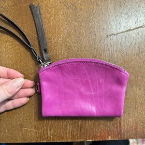 EEEUC Rough & Tumble TWIN TOKEN hibiscus + pewter | nickel hardware + morel zip